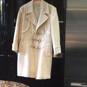 COAT, Ross Mayer, size 14, white